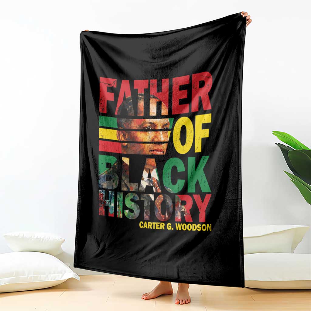 Carter G Woodson Throw Blanket Father Of Black History Month