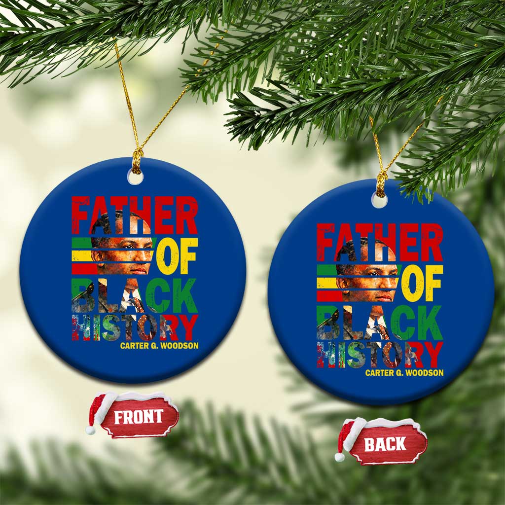 Carter G Woodson Ceramic Ornament Father Of Black History Month