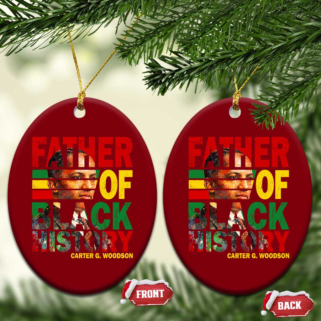 Carter G Woodson Ceramic Ornament Father Of Black History Month