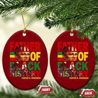 Carter G Woodson Ceramic Ornament Father Of Black History Month