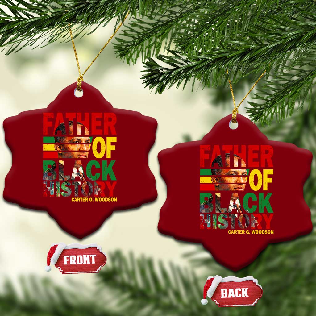 Carter G Woodson Ceramic Ornament Father Of Black History Month