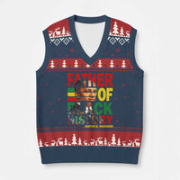 Carter G Woodson V-Neck Knit Sweater Vest Father Of Black History Month