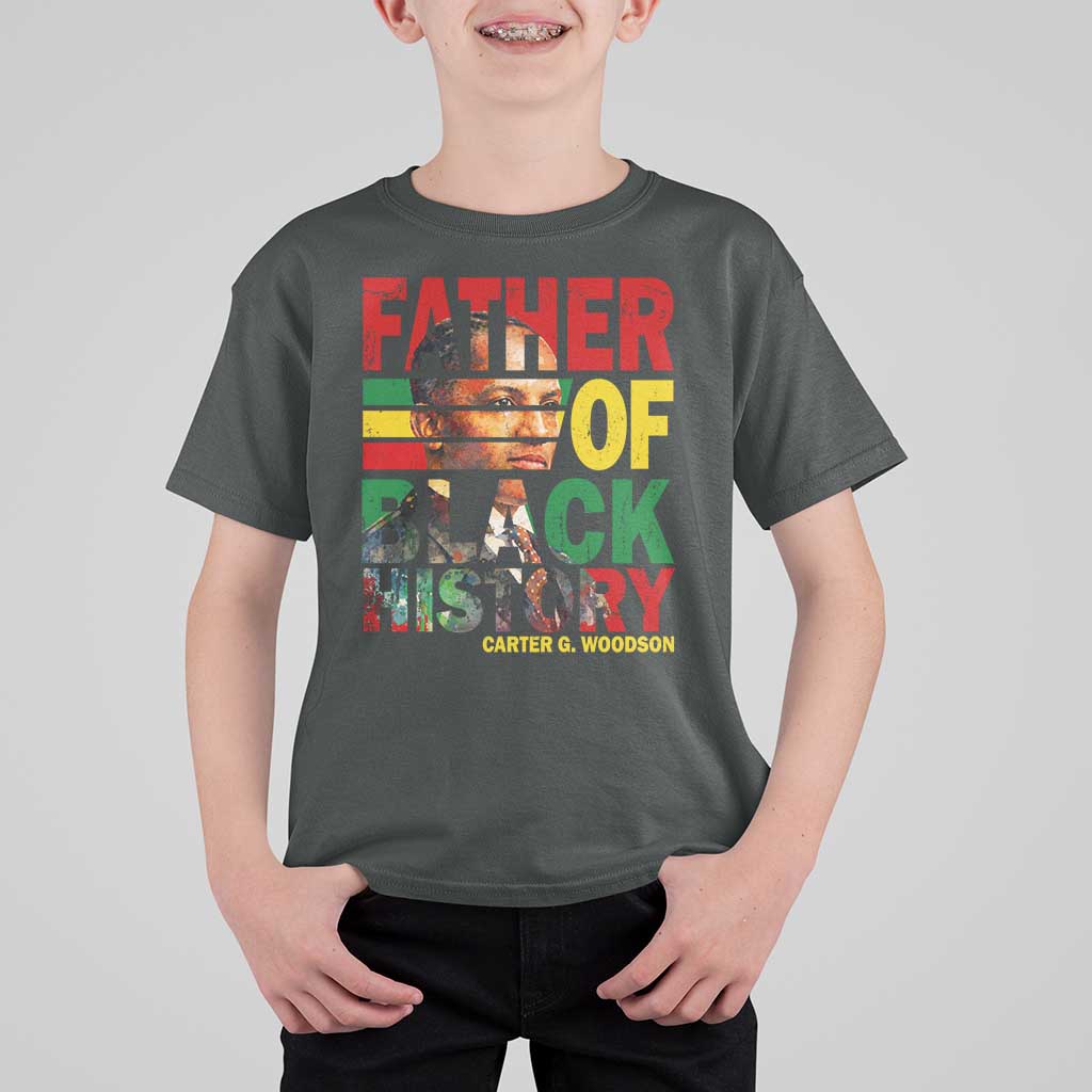 Carter G Woodson T Shirt For Kid Father Of Black History Month