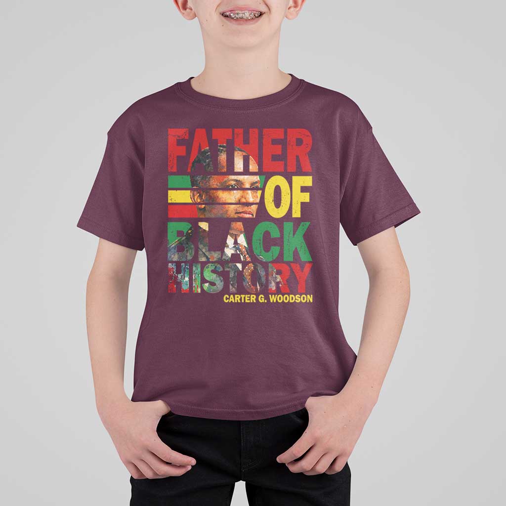 Carter G Woodson T Shirt For Kid Father Of Black History Month