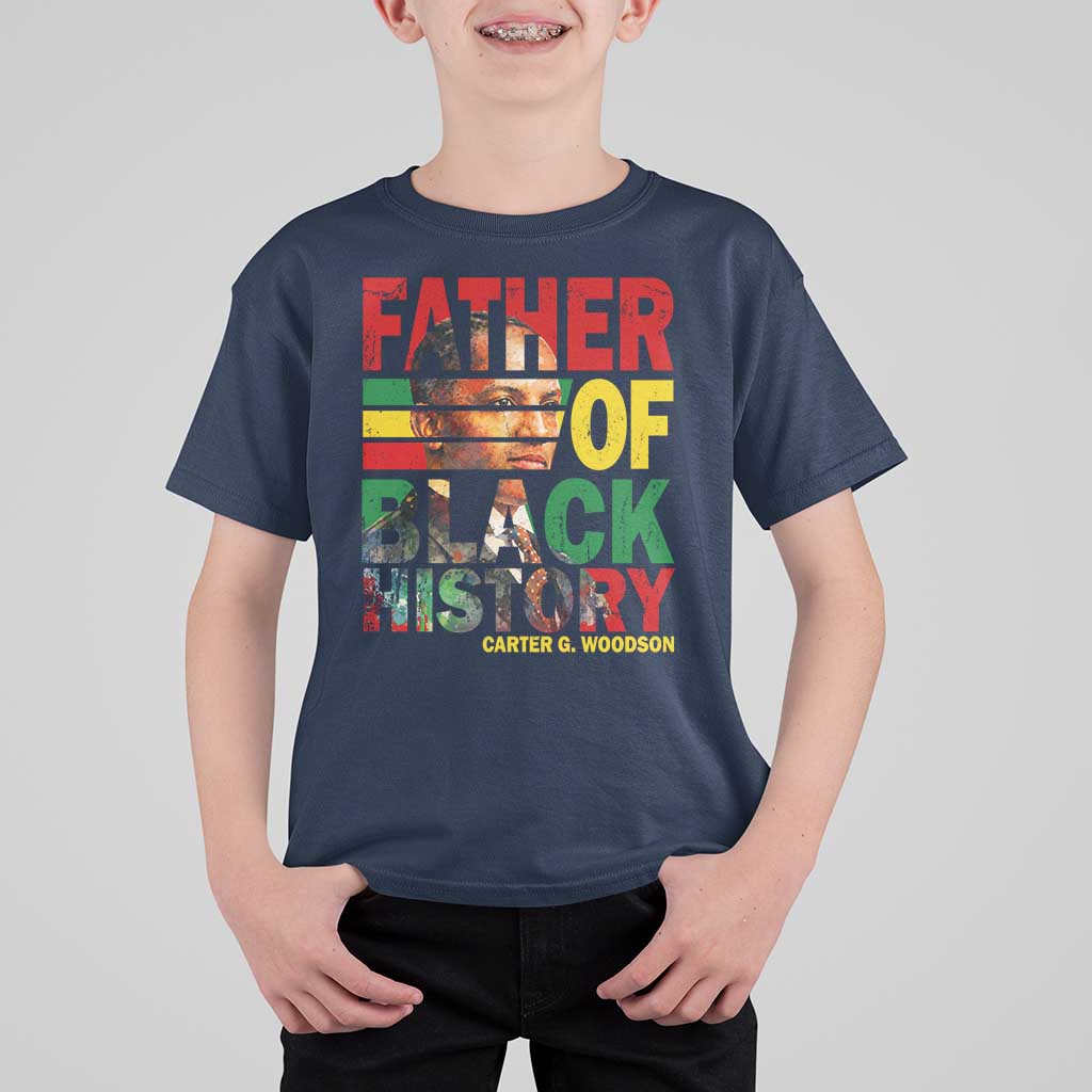 Carter G Woodson T Shirt For Kid Father Of Black History Month