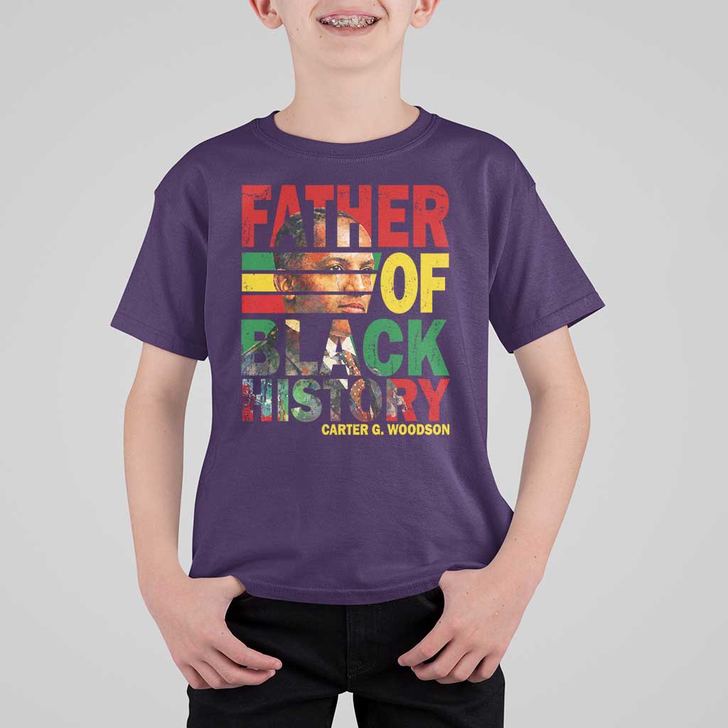 Carter G Woodson T Shirt For Kid Father Of Black History Month