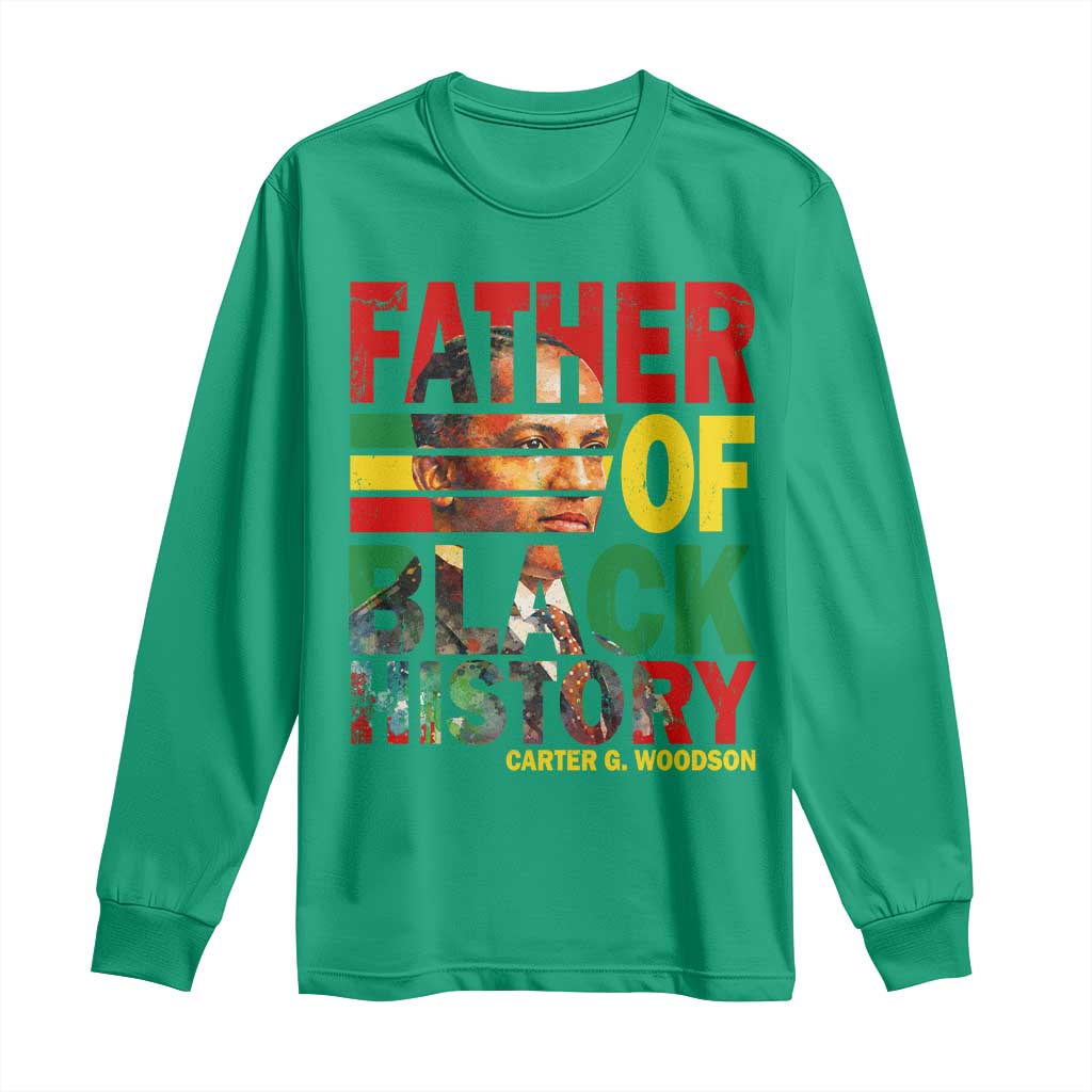 Carter G Woodson Long Sleeve Shirt Father Of Black History Month