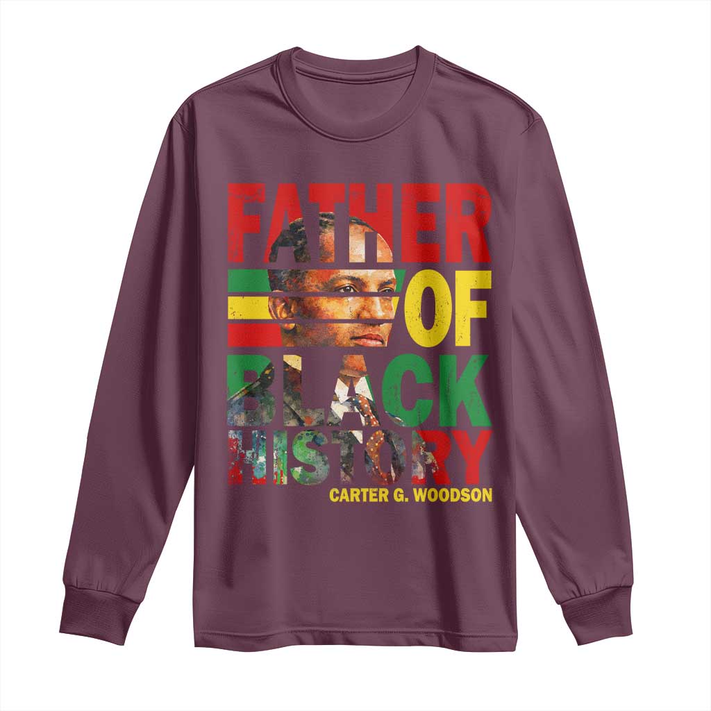 Carter G Woodson Long Sleeve Shirt Father Of Black History Month