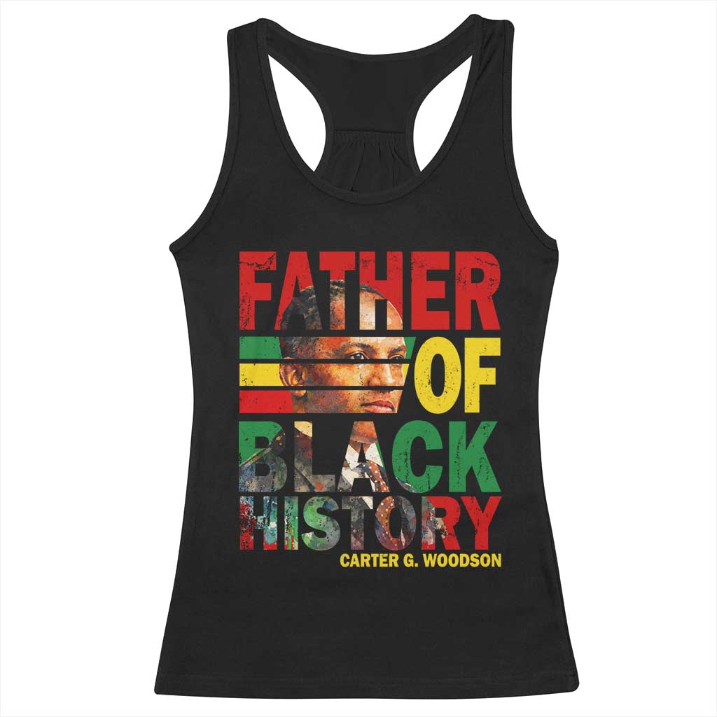 Carter G Woodson Racerback Tank Top Father Of Black History Month