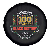 Celebrating 100 Years Of Black History Spare Tire Cover Beginning 1926 Centennial African American Month