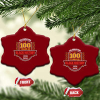 Celebrating 100 Years Of Black History Ceramic Ornament Beginning 1926 Centennial African American Month