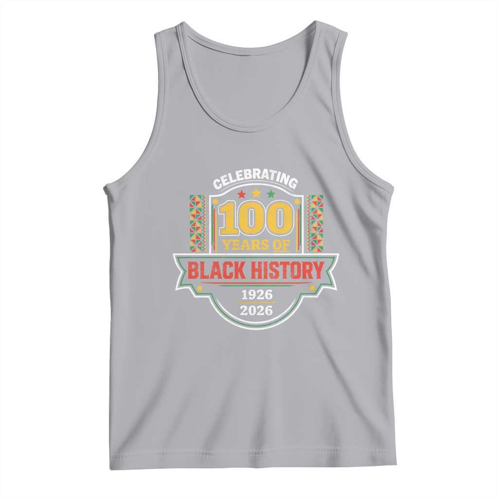 Celebrating 100 Years Of Black History Tank Top Beginning 1926 Centennial African American Month