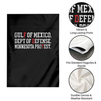 Gulf Of Mexico Dept Of Defense Minnesota Garden Flag Funny Political American Pride