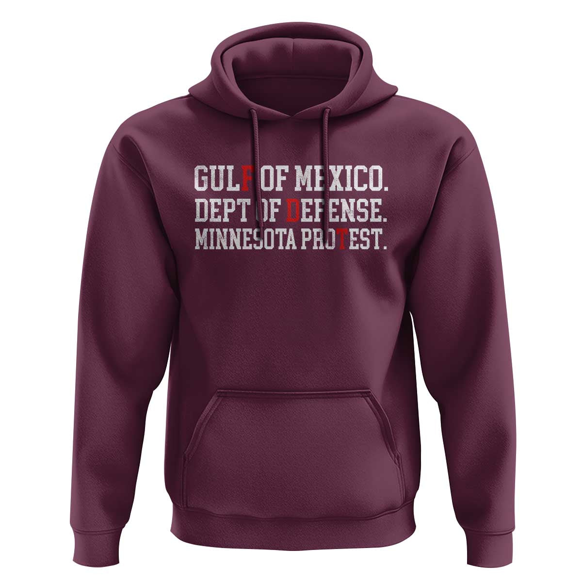 Gulf Of Mexico Dept Of Defense Minnesota Hoodie Funny Political American Pride