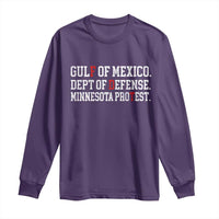 Gulf Of Mexico Dept Of Defense Minnesota Long Sleeve Shirt Funny Political American Pride