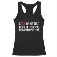 Gulf Of Mexico Dept Of Defense Minnesota Racerback Tank Top Funny Political American Pride