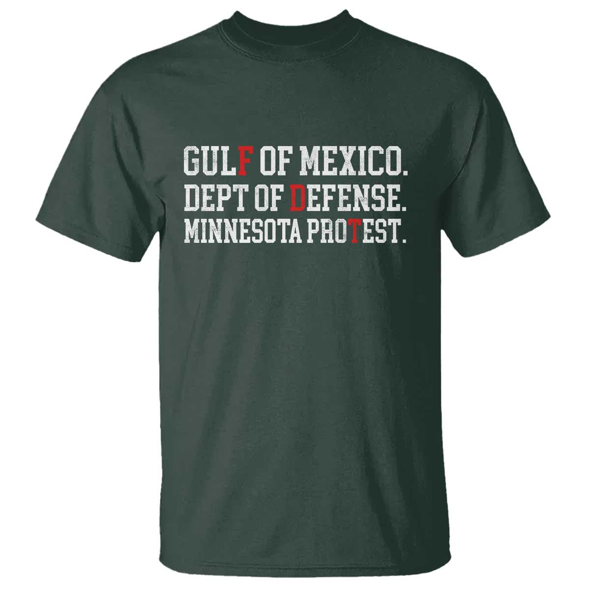 Gulf Of Mexico Dept Of Defense Minnesota T Shirt Funny Political American Pride