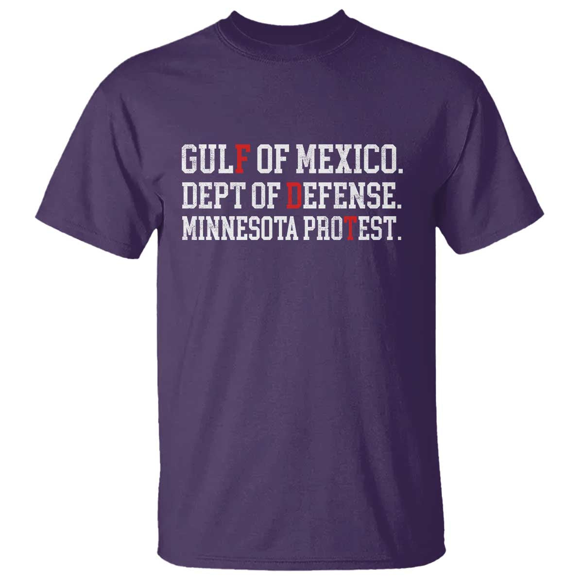 Gulf Of Mexico Dept Of Defense Minnesota T Shirt Funny Political American Pride