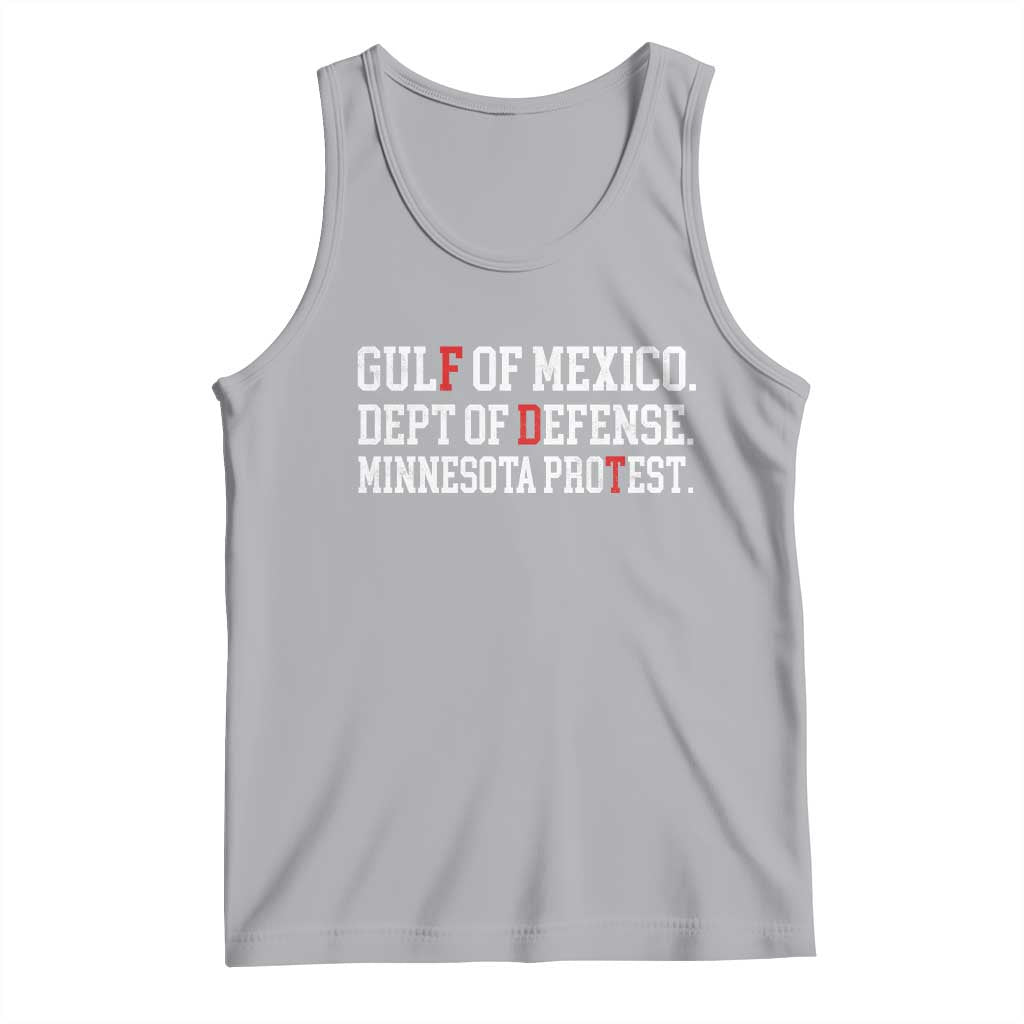 Gulf Of Mexico Dept Of Defense Minnesota Tank Top Funny Political American Pride