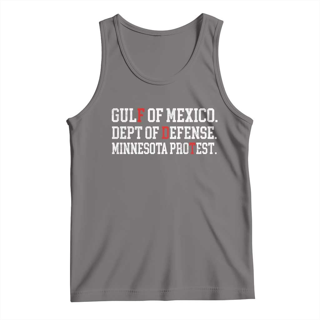 Gulf Of Mexico Dept Of Defense Minnesota Tank Top Funny Political American Pride