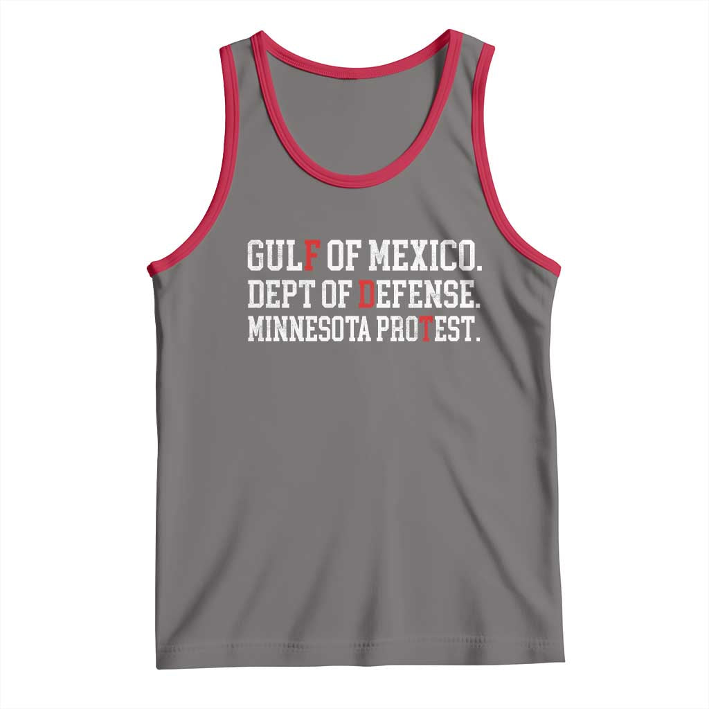Gulf Of Mexico Dept Of Defense Minnesota Tank Top Funny Political American Pride