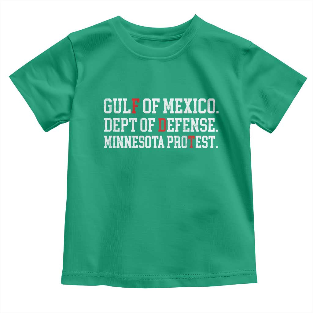 Gulf Of Mexico Dept Of Defense Minnesota Toddler T Shirt Funny Political American Pride