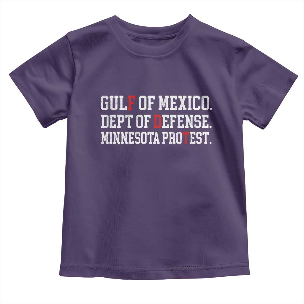 Gulf Of Mexico Dept Of Defense Minnesota Toddler T Shirt Funny Political American Pride