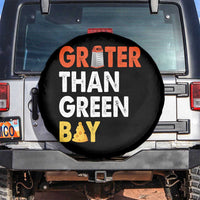 Funny Greater Than Green Bay Cheese Grate Spare Tire Cover