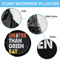 Funny Greater Than Green Bay Cheese Grate Spare Tire Cover