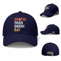 Funny Greater Than Green Bay Cheese Grate Baseball Cap
