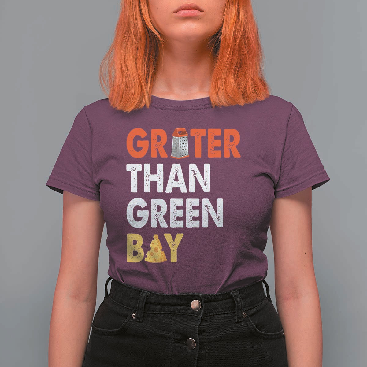Funny Greater Than Green Bay Cheese Grate T Shirt For Women