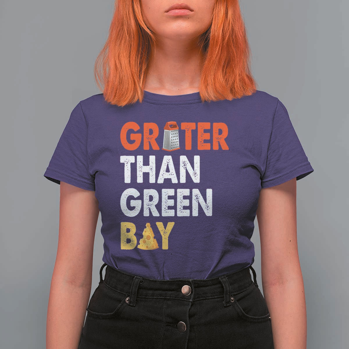 Funny Greater Than Green Bay Cheese Grate T Shirt For Women