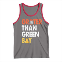 Funny Greater Than Green Bay Cheese Grate Tank Top