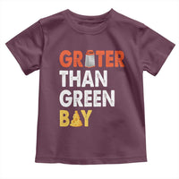 Funny Greater Than Green Bay Cheese Grate Toddler T Shirt
