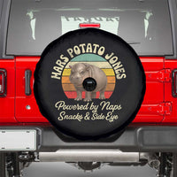 Funny Mars Potato Jones Spare Tire Cover Powered by Naps Snacks Side Eye Pygmy Hippo
