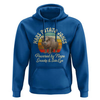 Funny Mars Potato Jones Hoodie Powered by Naps Snacks Side Eye Pygmy Hippo
