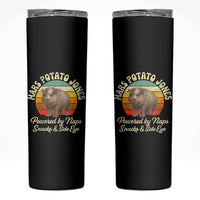Funny Mars Potato Jones Skinny Tumbler Powered by Naps Snacks Side Eye Pygmy Hippo