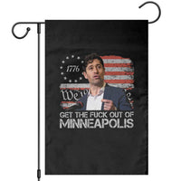 Get The Fuck Out Of Minneapolis Garden Flag Mayor Resistance Protest Jacob Political