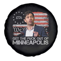 Get The Fuck Out Of Minneapolis Spare Tire Cover Mayor Resistance Protest Jacob Political