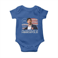 Get The Fuck Out Of Minneapolis Baby Onesie Mayor Resistance Protest Jacob Political