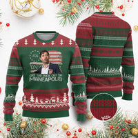 Get The Fuck Out Of Minneapolis Ugly Christmas Sweater Mayor Resistance Protest Jacob Political