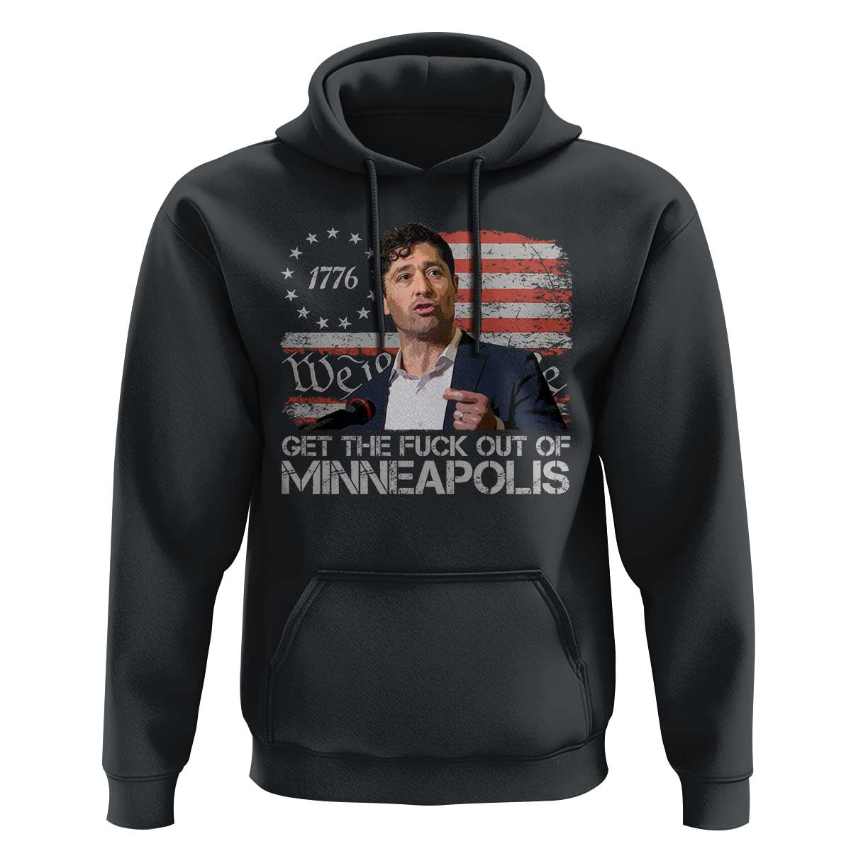 Get The Fuck Out Of Minneapolis Hoodie Mayor Resistance Protest Jacob Political