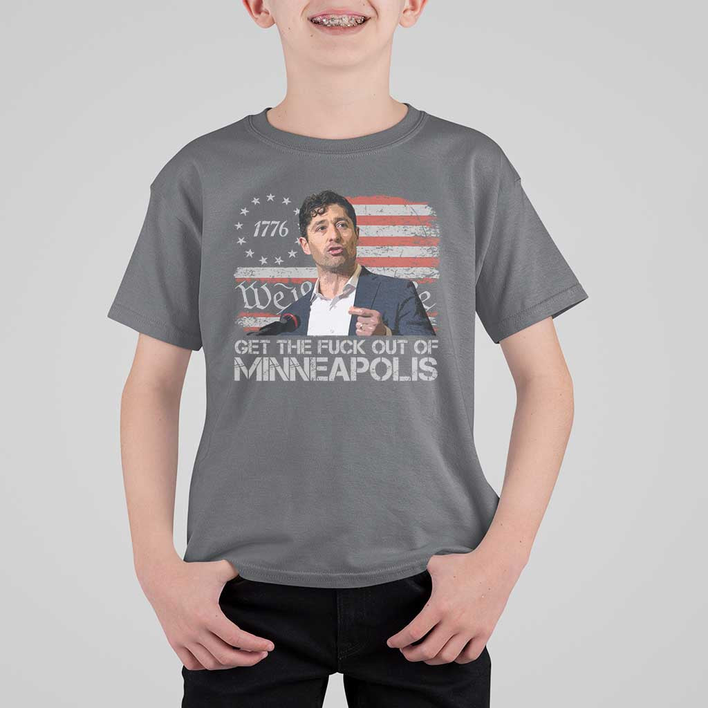 Get The Fuck Out Of Minneapolis T Shirt For Kid Mayor Resistance Protest Jacob Political