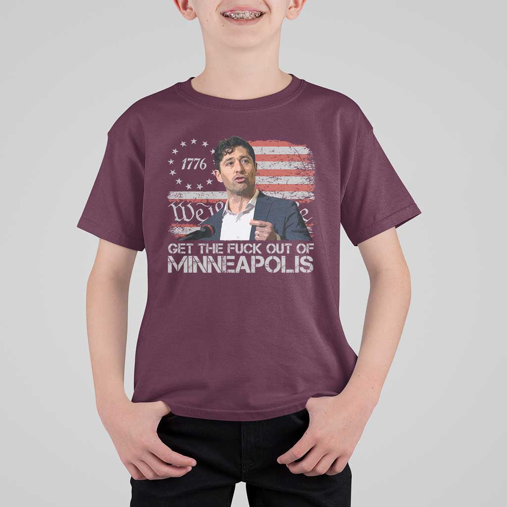 Get The Fuck Out Of Minneapolis T Shirt For Kid Mayor Resistance Protest Jacob Political