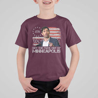 Get The Fuck Out Of Minneapolis T Shirt For Kid Mayor Resistance Protest Jacob Political