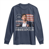 Get The Fuck Out Of Minneapolis Long Sleeve Shirt Mayor Resistance Protest Jacob Political