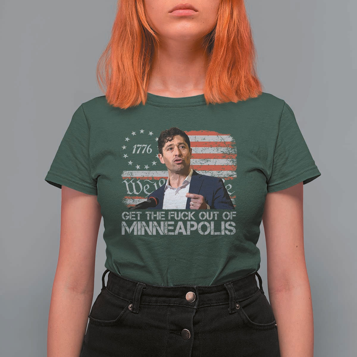 Get The Fuck Out Of Minneapolis T Shirt For Women Mayor Resistance Protest Jacob Political