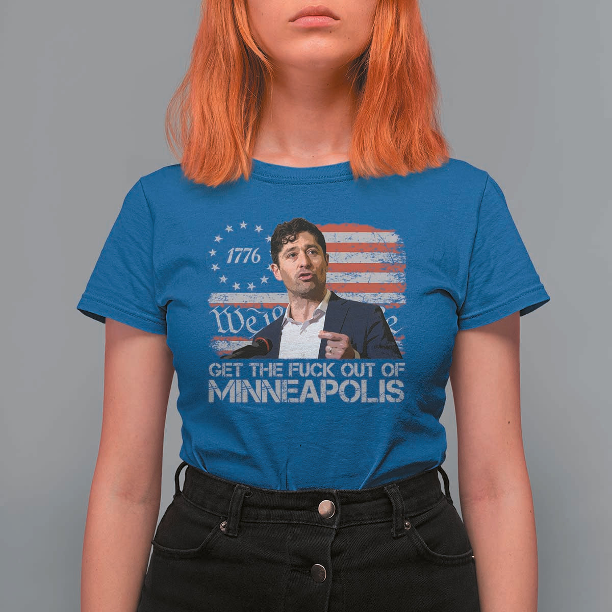 Get The Fuck Out Of Minneapolis T Shirt For Women Mayor Resistance Protest Jacob Political