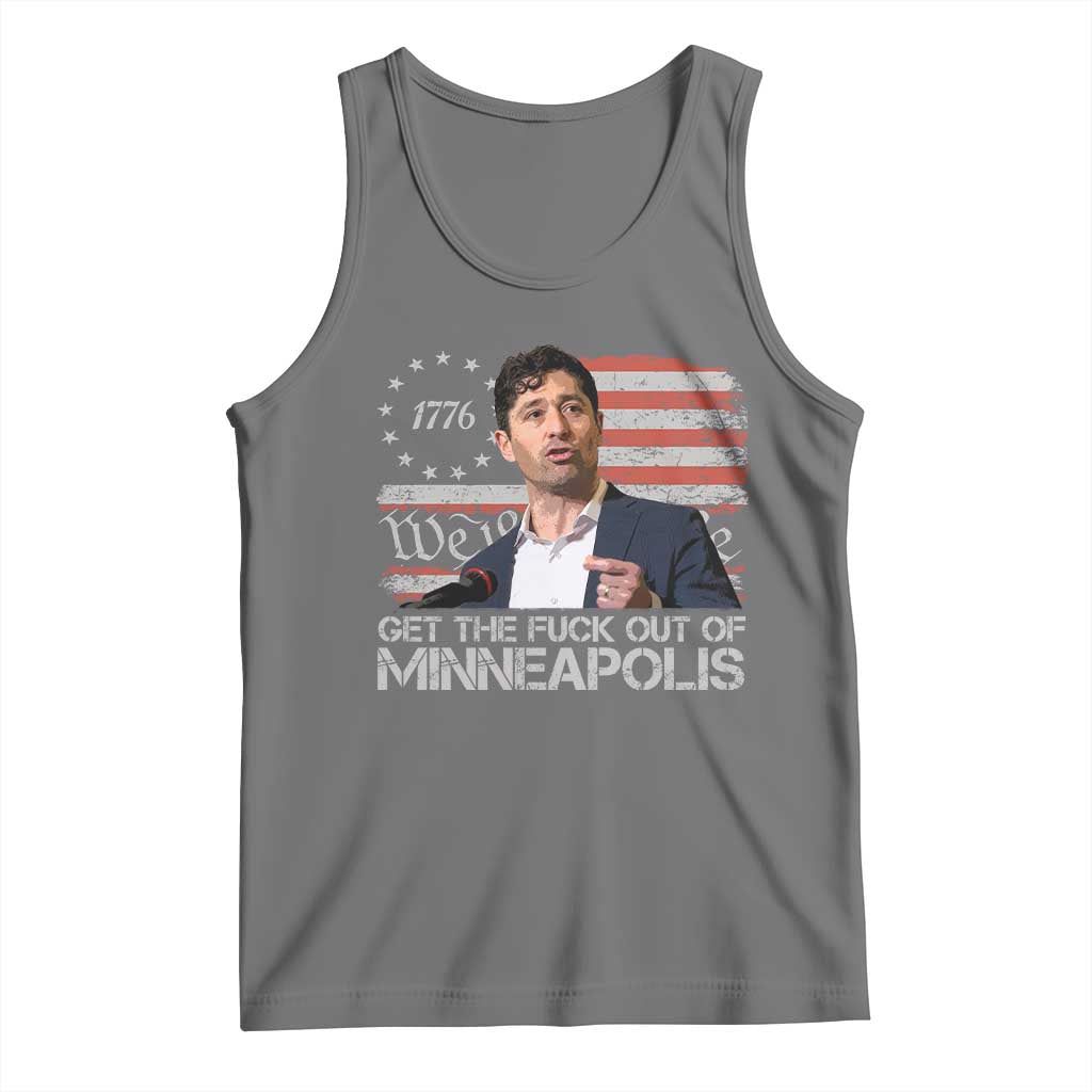 Get The Fuck Out Of Minneapolis Tank Top Mayor Resistance Protest Jacob Political