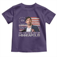 Get The Fuck Out Of Minneapolis Toddler T Shirt Mayor Resistance Protest Jacob Political